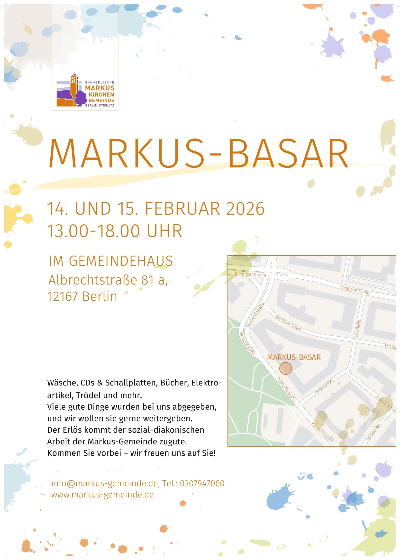 Basar im Nachbarschaftshaus Markus