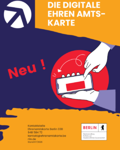 Es gibt Neuigkeiten zur Berliner: Die Ehrenamtskarte kann ab sofort über die neue Ehrenamtskarten-App beantragt und genutzt werden